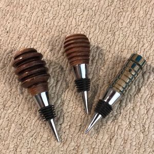 Hand carved wooden wine stoppers. I have ALL 3 AVAILABLE!! 💕💕💕 You pick